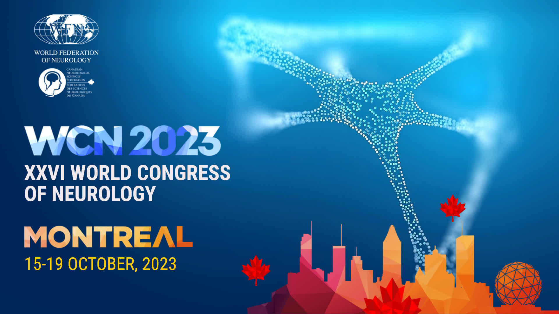 wcn 2023 - xxvi world congress of neurology - Montreal