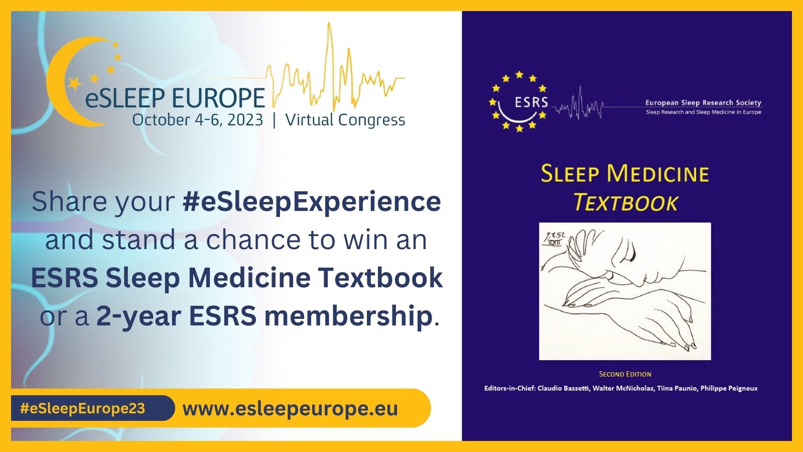 #eSleepExperience contest ESRS eSleep Europe 2023