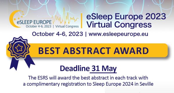 best abstract awards for esrs e-sleep europe 2023